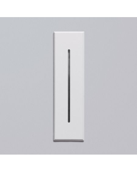 Balise LED Extérieure 3W Encastrable au Mur Rectangulaire Linéaire Wabi Blanche