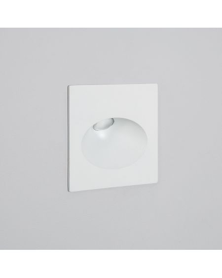 Balise Extérieure Murale LED Encastrable 2W Carrée Coney Blanche