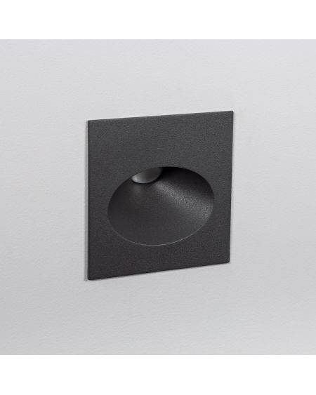 Balise Extérieure Murale LED Encastrable 2W Coney Grise