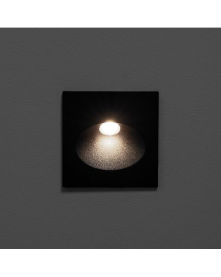 Balise Extérieure Murale LED Encastrable 2W Coney Grise