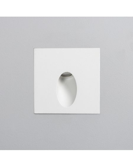 Balise Extérieure Murale LED Encastrable 2W Carrée Ellis Blanche