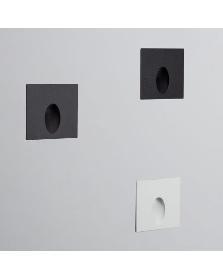 Balise Extérieure Murale LED Encastrable 2W Carrée Ellis Blanche