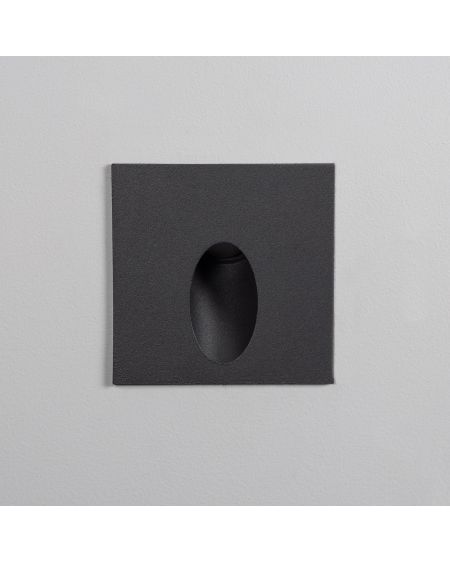 Balise Extérieure Murale LED Encastrable 2W Carrée Ellis Grise