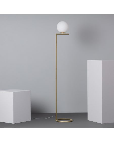 Lampadaire Métal et Verre Moonlight