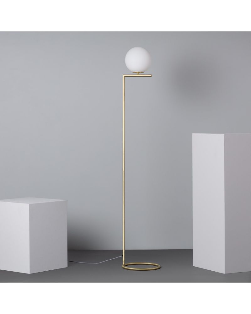 Lampadaire Métal et Verre Moonlight