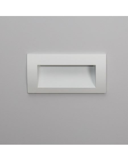 Balise LED Extérieure 4W Encastrable au Mur Rectangulaire Elin Blanche