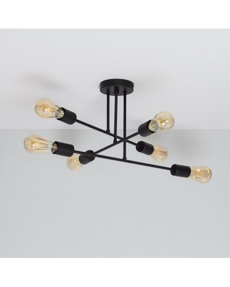 Plafonnier Métal Fimbo 6 Spots