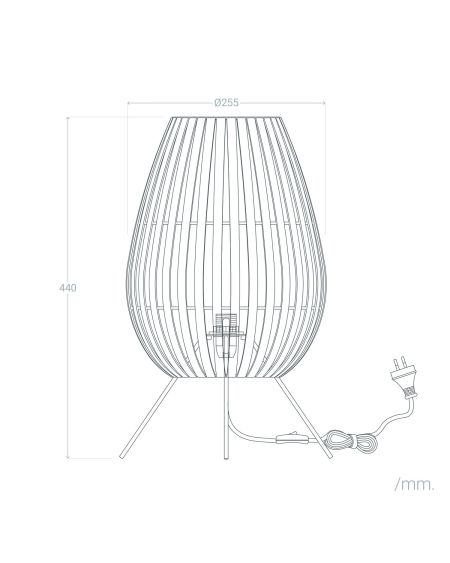 Lampe à Poser Bambou Atamach