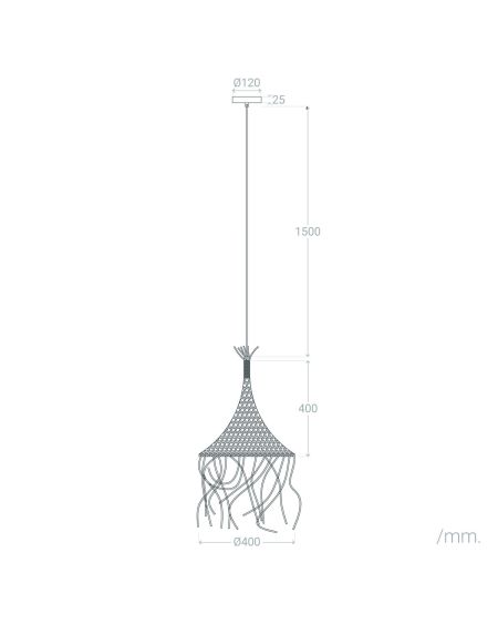 Suspension Rotin Koni