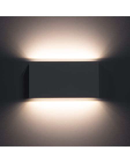 Applique Murale LED Extérieure Kaira 10W Éclairage Double Face Rectangulaire Blanche