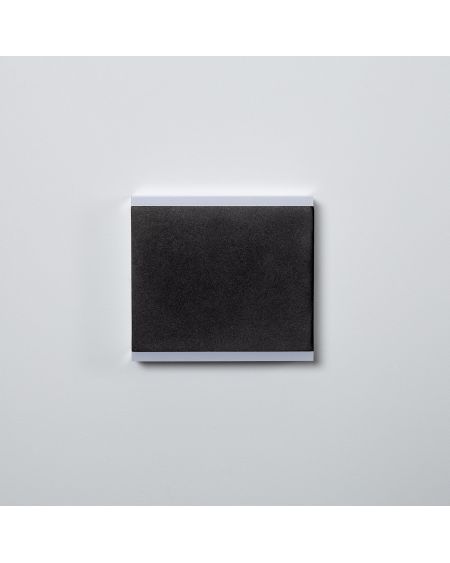 Applique Murale LED Extérieure Orus 6W Éclairage Double Face Carrée Noire