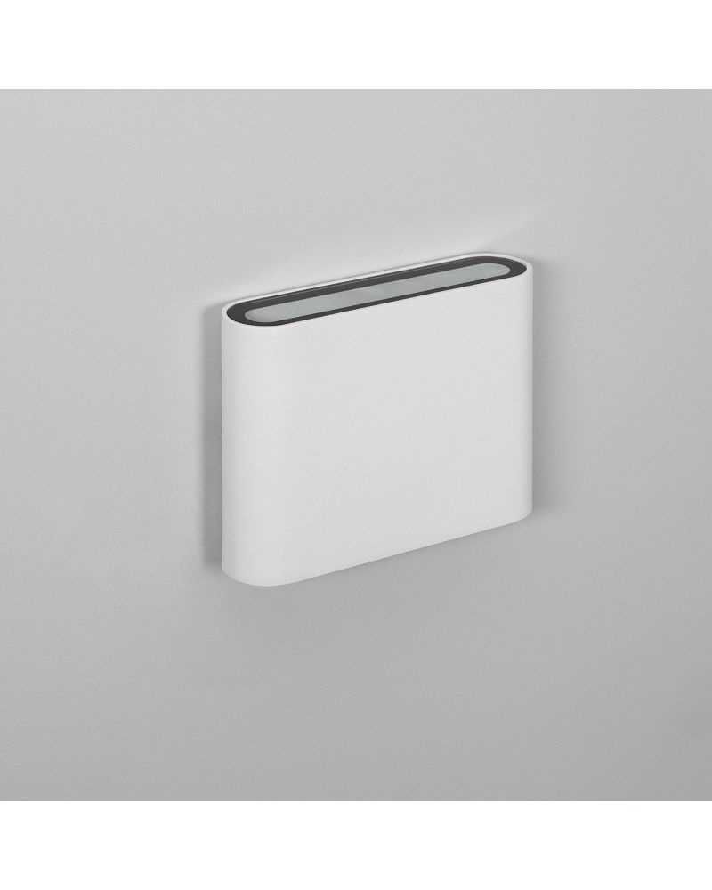 Applique Murale LED Extérieure Zeus 6W Éclairage Double Face Carrée Blanche