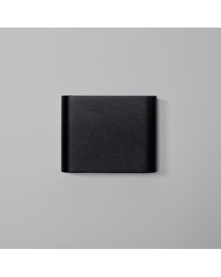 Applique Murale LED Extérieure Zeus 6W Éclairage Double Face Carrée Noire