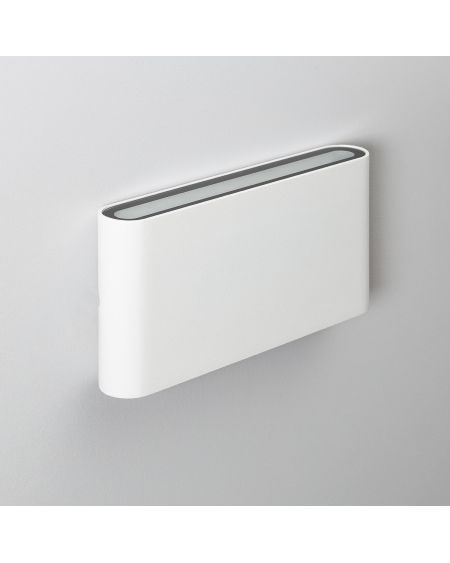 Applique Murale LED Extérieure Einar 12W Éclairage Double Face Rectangulaire Blanche