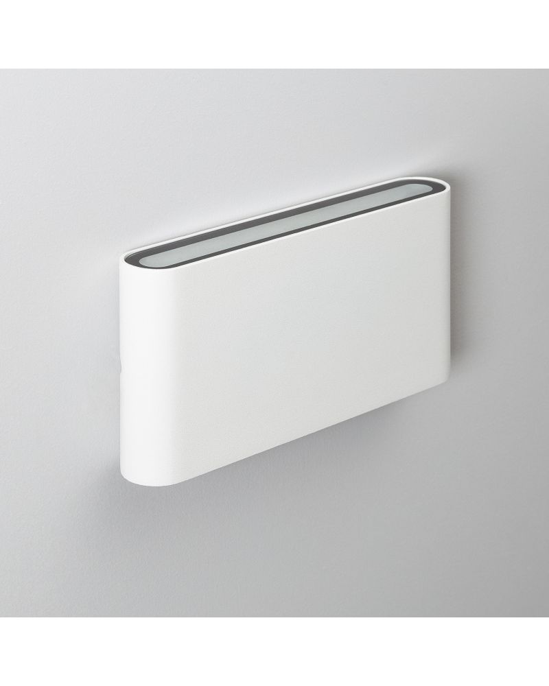 Applique Murale LED Extérieure Einar 12W Éclairage Double Face Rectangulaire Blanche