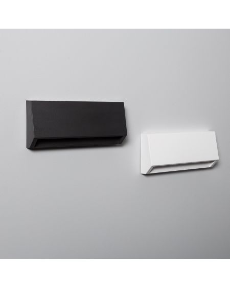 Balise LED Extérieure 3W En Saillie au Mur Rectangulaire Valeta Blanche