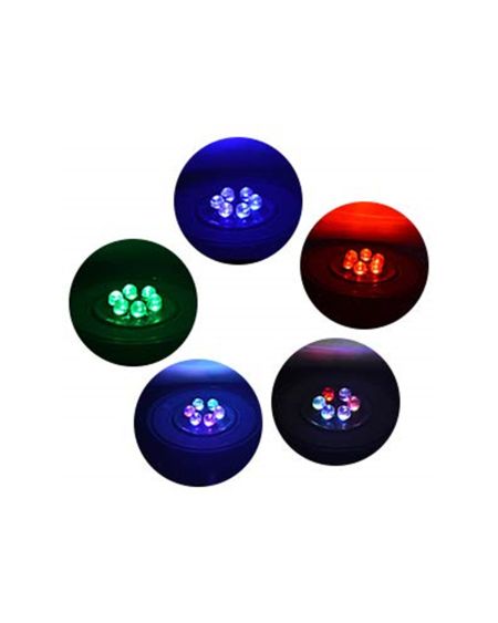 Diffuseur d'Air Aquarium avec Lumière LED RGBW 1W IP68