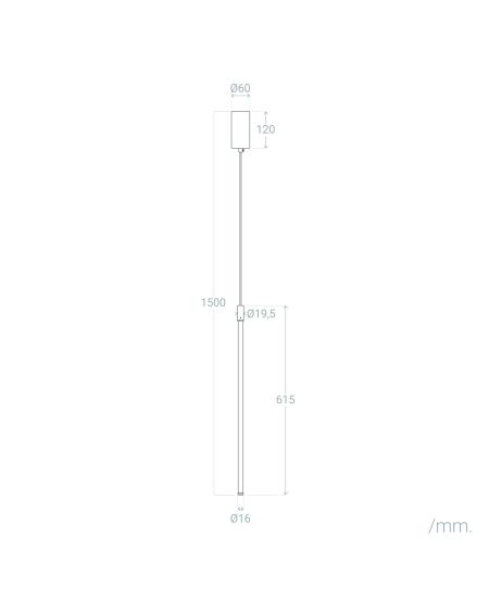 Suspension LED Métal 10W LiteLux