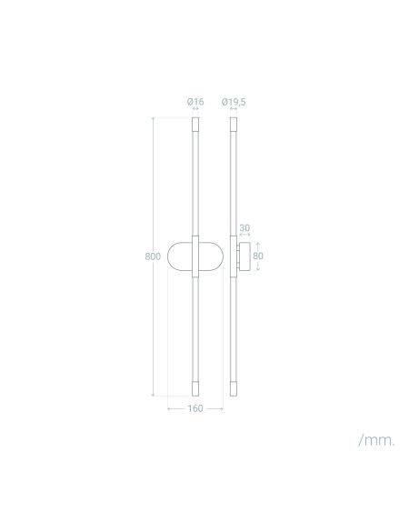Applique Murale LED 11W Métal InterLight