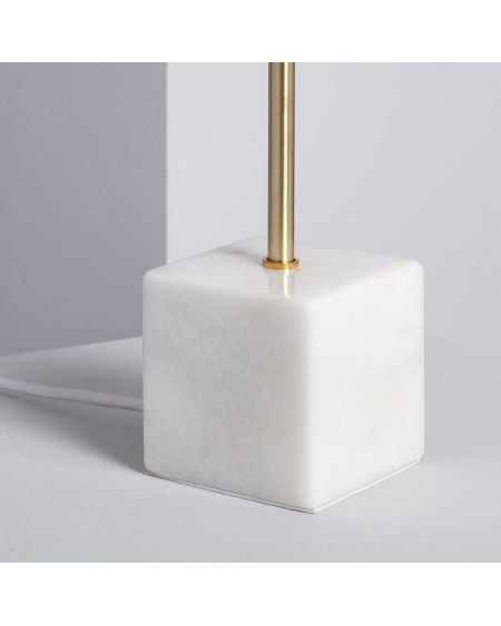 Lampe à Poser Marbre et Métal Argos