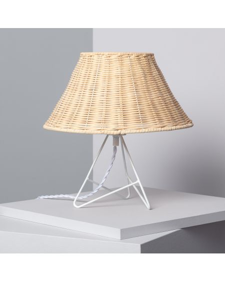 Lampe à Poser Rotin Salmor