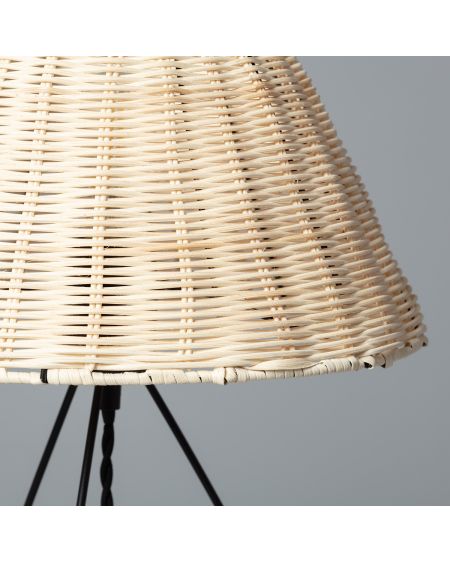 Lampe à Poser Rotin Salmor
