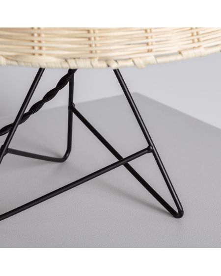 Lampe à Poser Rotin Salmor