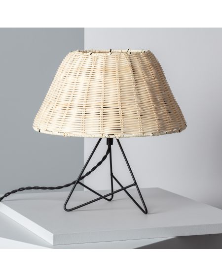 Lampe à Poser Rotin Salmor