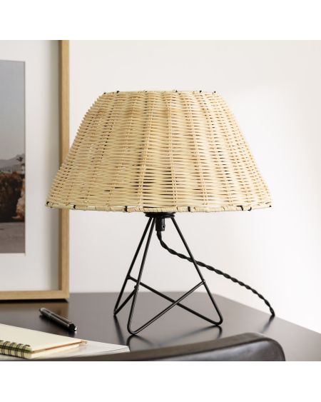 Lampe à Poser Rotin Salmor
