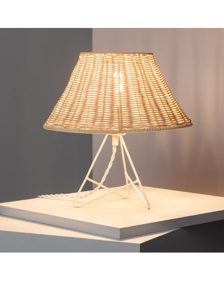 Lampe à Poser Rotin Salmor