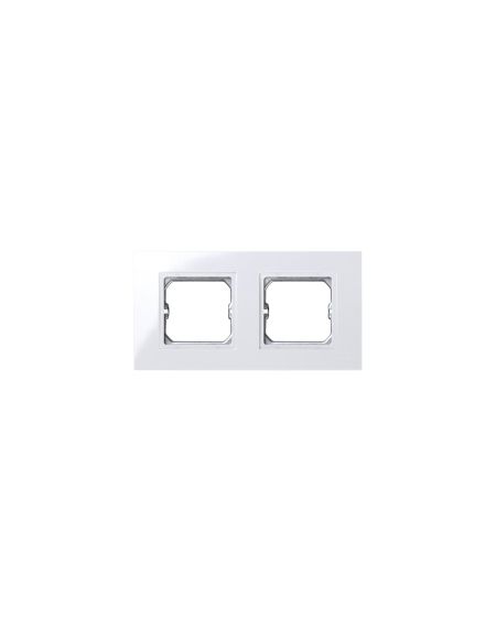 Cadre pour Pièce Intermédiaire 2 Emplacements Blanc SIMON 27 Play 2701620-030