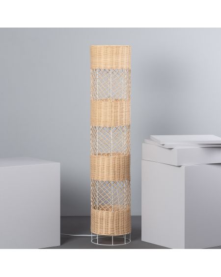 Lampadaire Rotin Rubra