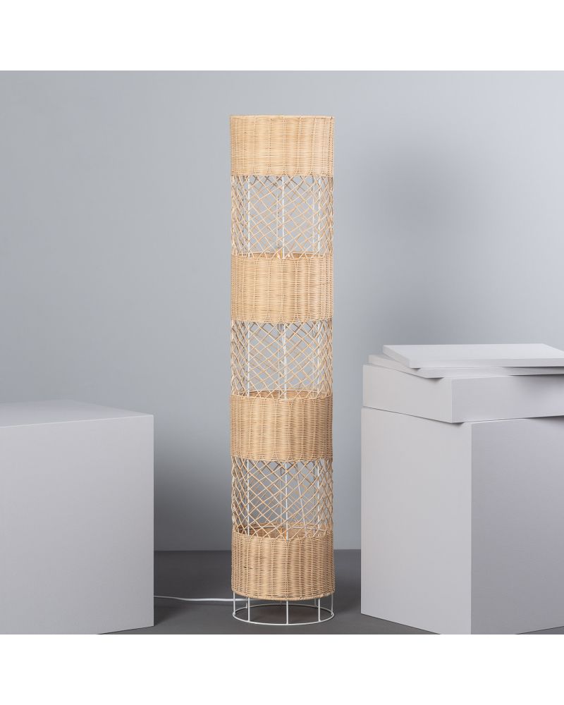 Lampadaire Rotin Rubra