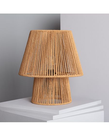 Lampe à Poser Papier Tressé Kalla Gardenia