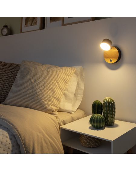 Lampe Murale LED Métal 5W Serifos avec Interrupteur