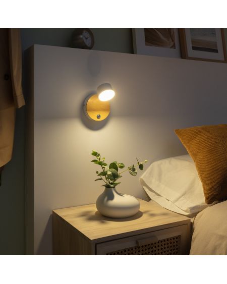 Lampe Murale LED Métal 5W Serifos avec Interrupteur