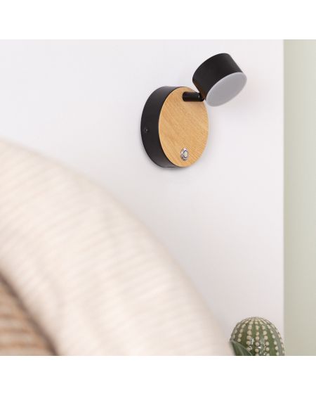 Lampe Murale LED Métal 5W Serifos avec Interrupteur