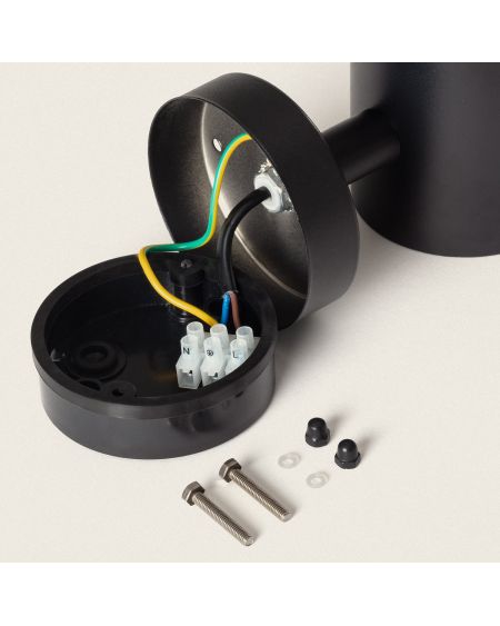 Lampe Murale LED Extérieure 5W Acier Inoxydable Inti Black