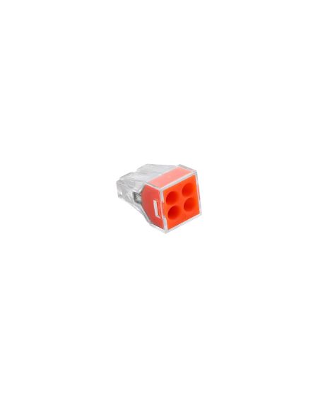 Pack 20 Connecteurs Rapides 4 Entrées 0.75-2.5 mm²