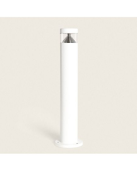 Balise LED Extérieure 5W en Saillie sur Pied 50cm Inti Inox Blanche