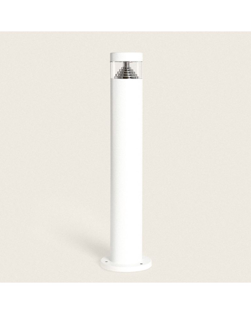Balise LED Extérieure 5W en Saillie sur Pied 50cm Inti Inox Blanche