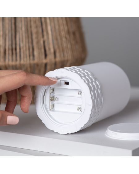 Lampe à Poser LED 3W Portable Extérieur Corde Naturelle Alguer