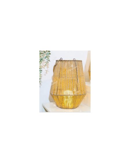 Lampe à Poser LED 3W Portable Extérieur Corde Naturelle Alguer