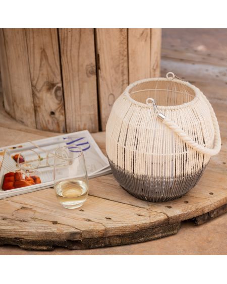 Lampe à Poser LED Portable Corde Naturelle Mero