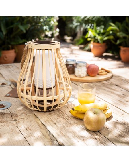 Lampe à Poser LED Portable Rotin Magaluf