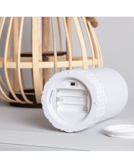 Lampe à Poser LED Portable Rotin Magaluf