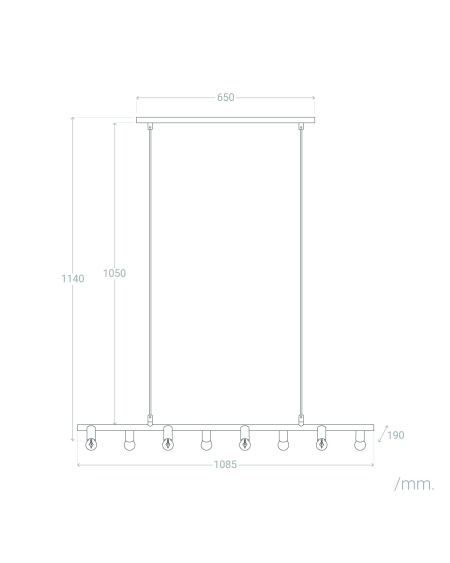 Suspension Métal Garland