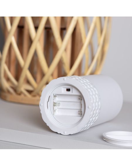 Lampe à Poser LED Portable Rotin Big Alejandría