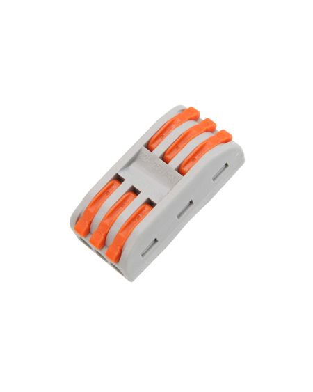 Pack 10 Connecteurs Rapides 3 Entrées et 3 Sorties SPL-3 pour Câble Électrique de 0.08-4mm²