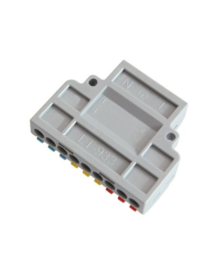 Pack 5 Connecteurs Rapides 9 Entrées et 3 Sorties SPL-93 pour Câble Électrique de 0.08-4mm²